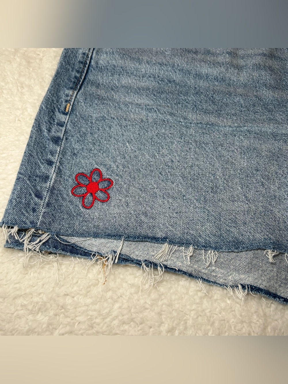 Old Navy X Disney High Rise Cut Off Jean Shorts Minnie Mouse 18 - Picture 3 of 6